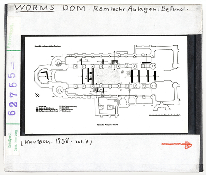 Vorschaubild Worms: Dom, Römische Anlagen, Grabungsbefund 